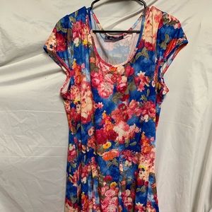 Flower patterned dress